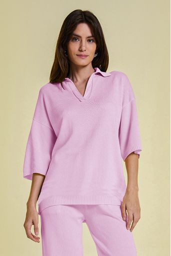 Camisa Leda Rosa Bebe Principal 2